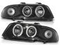 Preview: LED Angel Eyes Scheinwerfer für Audi A4 B5 94-98 schwarz